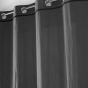 Lot de 2 rideaux à oeillets 140 x 240 cm Coton lavé Linette Anthracite