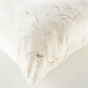 Coussin dehoussable compresse 45 x 45 cm velours imprime metallise marius Sans