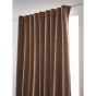 Rideau Occultant Galon Fronceur 140 x 260 cm Blackout & Polaire Bjorn Camel