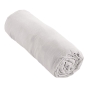 Pack Housse de couette 240 x 220 cm Gaze de coton + drap housse 140x190 Blanc