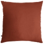Pack gaze de coton parure de couette 260X240 cm + drap housse 160X200 + 2 taies 60x60 Orange Orange