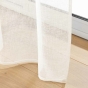 Panneau passe tringle 90 x 200 cm voile tisse carlin Naturel
