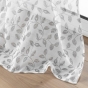 Panneau a oeillets 137 x 280 cm voile sable imprime farandole Gris