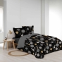 Housse de couette 220x240 cm 100% coton + 2 taie Milord