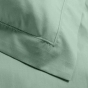 Taie d'oreiller vp 63 x 63 cm percale uni 78 fils percaline  +p. bourdon Tilleul