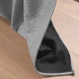 Lot de 2 Rideaux  à oeillets coupe froid 140 x 260 cm jacquard Polarine Gris