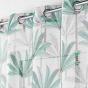 Panneau a oeillets 140 x 240 cm voile sable imprime oasis Sans