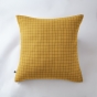 Taie d'oreiller gaze de coton tissée 60 x 60 cm gaïa mix Jaune safran