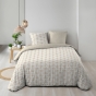 Parure de couette réversible + 240 x 220 cm coton 57 fils + 2 taies Brianna