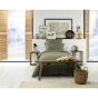 Housse de couette flanelle 140 x 200 cm candice romarin Kaki