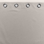 Lot de 2 Rideaux a oeillets 135 x 260 cm 100% occultant thermique uni occultissime Beige