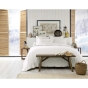 Housse de couette chaude en flanelle 200 x 200 cm Candice Blanc