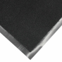 Tapis rectangle 50 x 80 cm anti-poussiere uni telio Noir
