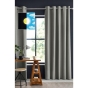 Rideau 100% occultant luxe 140 x 260 cm Obscure Gris clair