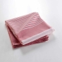 Couvre lit 2 personnes 220 x 240 cm coton/polyester tisse adele Rose