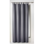 Lot de 2 rideaux 140 x 260 cm unis à passants Essentiel Béton
