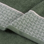 Drap de bain 90 x 150 cm éponge unie jacquard Belina Kaki
