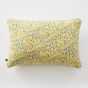 coussin déhoussable avec passepoil 40 x 60 cm gaze de coton imprimée manon