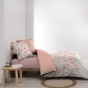 Pack housse de couette 240 x 220 cm Magdalena + DH 140 x 190 cm Blanc