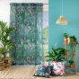 Panneau a oeillets 140 x 240 cm voile sable imprime feerie Emeraude