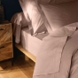 Drap plat 1 pers. 180 x 290 cm coton 57 fils Lina Rose