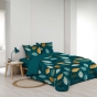 Pack housse de couette 240 x 220 cm Olympie + DH 140 x 190 cm Curry