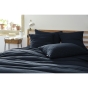 Taie d'oreiller gaze de coton tissée 60 x 60 cm gaïa mix Bleu marine
