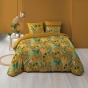 Pack parure de couette 220 x 240 cm Tilda + drap housse (140) Emeraude