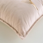Coussin dehoussable compresse 45 x 45 cm velours imp. metallise oxalis des place Sans