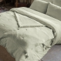 Bout de lit gaze de coton 90 x 220 cm Vert d'eau