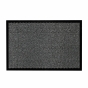 Tapis rectangle 40 x 60 cm anti-poussiere julius Noir/gris