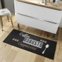 Tapis antidérapant rectangle 50 x 120 cm imprime Cappuccino