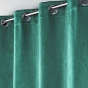 Rideau grande hauteur 135 x 280 cm occultant velours frappé Melodie Vert