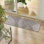 Tapis antidérapant rectangle 50 x 120 cm bouclette Losibi Gris