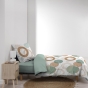 Housse de couette enfant 140 x 200 cm + 1 taie coton 42 fils Lunabella
