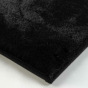 Tapis rectangle 60 x 90 cm imitation fourrure feline Noir