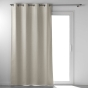 Rideau a oeillets 135 x 260 cm 100% occultant/chambray uni occultiss Lin