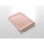 Tapis de bain 50 x 70 cm éponge unie garance rose poudré Rose