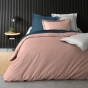 Housse de couette 2 personnes 240 x 220 cm percale de coton 78 fils Nude