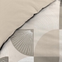Pack Housse de couette 240 x 220 cm en Flanelle Ambroise + DH 140x190 Beige