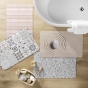 Tapis de bain 50 x 80 cm ultra-absorbant salou  des. place Naturel