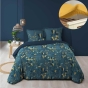 Pack housse de couette 220x240 cm Graminella + drap housse 140x190x30 Jaune