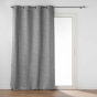 Rideau jacquard 140 x 240 cm Occultant Duskyne Anthracite