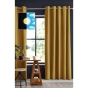 rideau occultant 140 x 280 cm grande hauteur Obscure Jaune moutarde