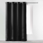 Lot de 4 Rideaux à Œillets - 140 x 260 cm - Microfibre Légère - Noir Absolu