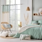 Coussin dehoussable 45 x 45 cm polyester imprime Biovana