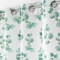 Rideau a oeillets 140 x 260 cm polyester imprime Leandre