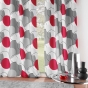 Lot de 2 Rideaux a oeillets 140 x 260 cm polyester imprimé Merlin