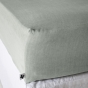 Drap-housse 160 x 200 cm en Lyocell - bonnet 35 cm Lysandre Lichen