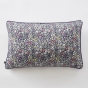 coussin déhoussable avec passepoil 40 x 60 cm gaze de coton imprimée malia